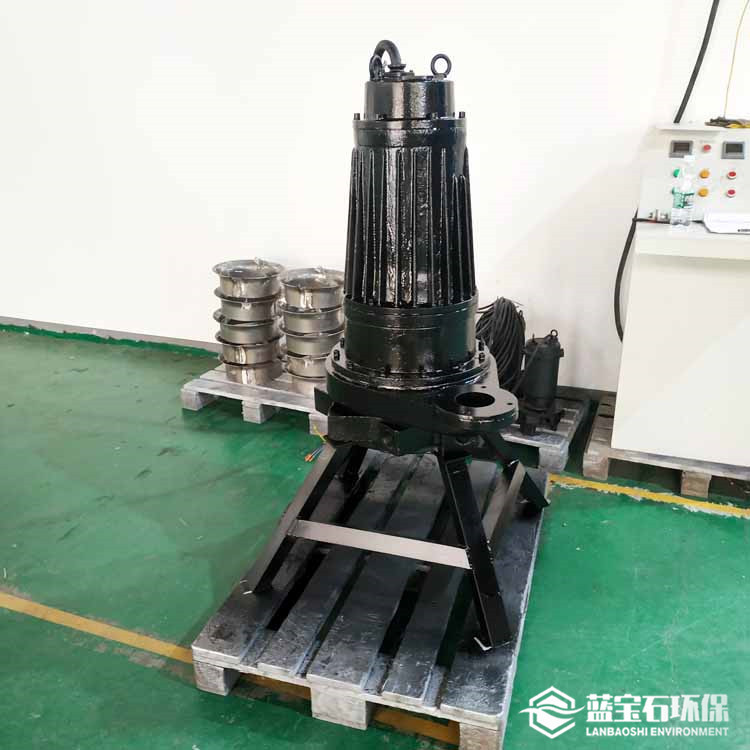 免排水沉底QXB11kw离心曝气机液下低噪音曝气器潜水型充氧增氧泵