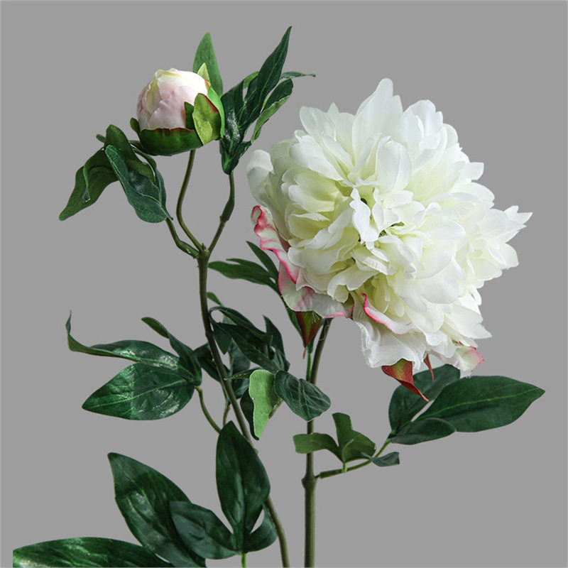 牡丹花假花摆设客厅仿真花摆件花束餐桌花艺装饰花塑料花插花绢花