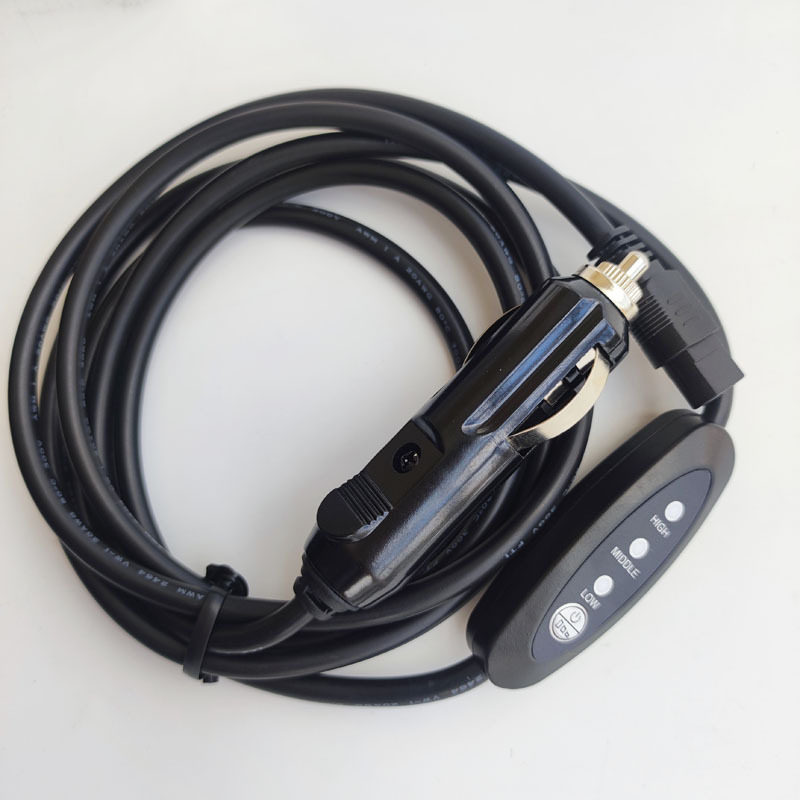 源厂按需定制12V 24V 0~4A 点烟器车载B字尾电热三档调温开关