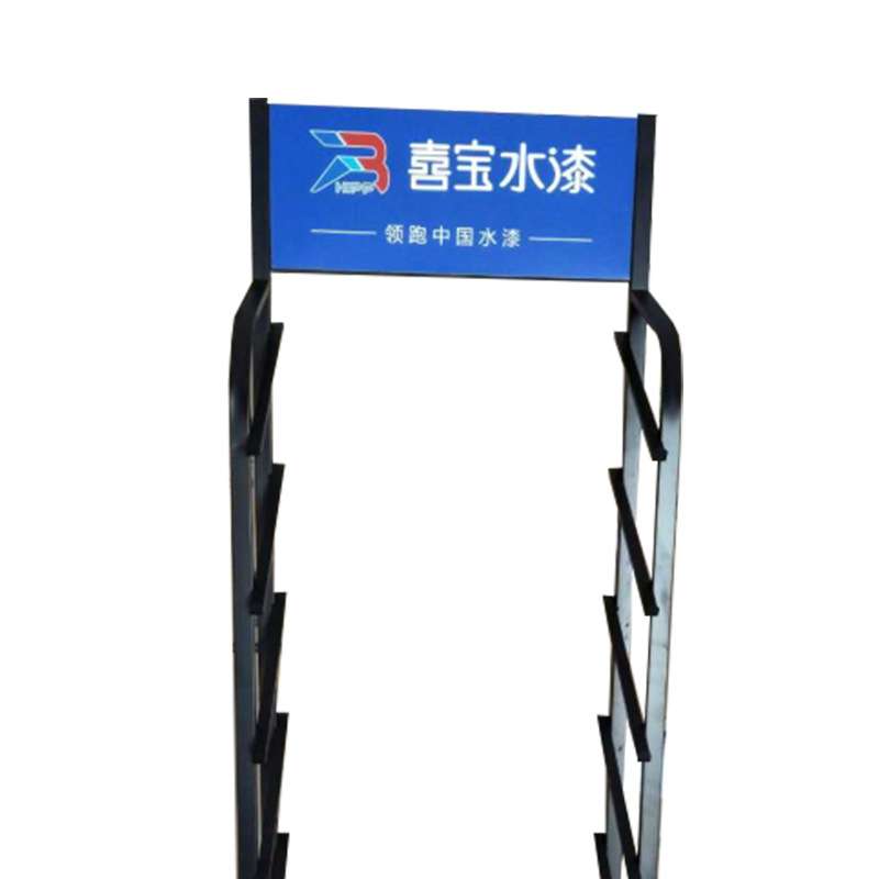 现货六层单排色板架放40*60CM色板纸板涂料墙纸相框样板瓷砖木板