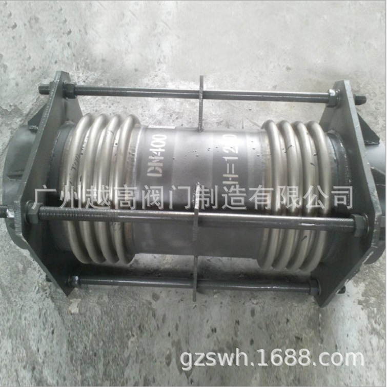 小拉杆焊接通用法兰式内衬四氟不锈钢补偿器 钢衬金属膨胀节