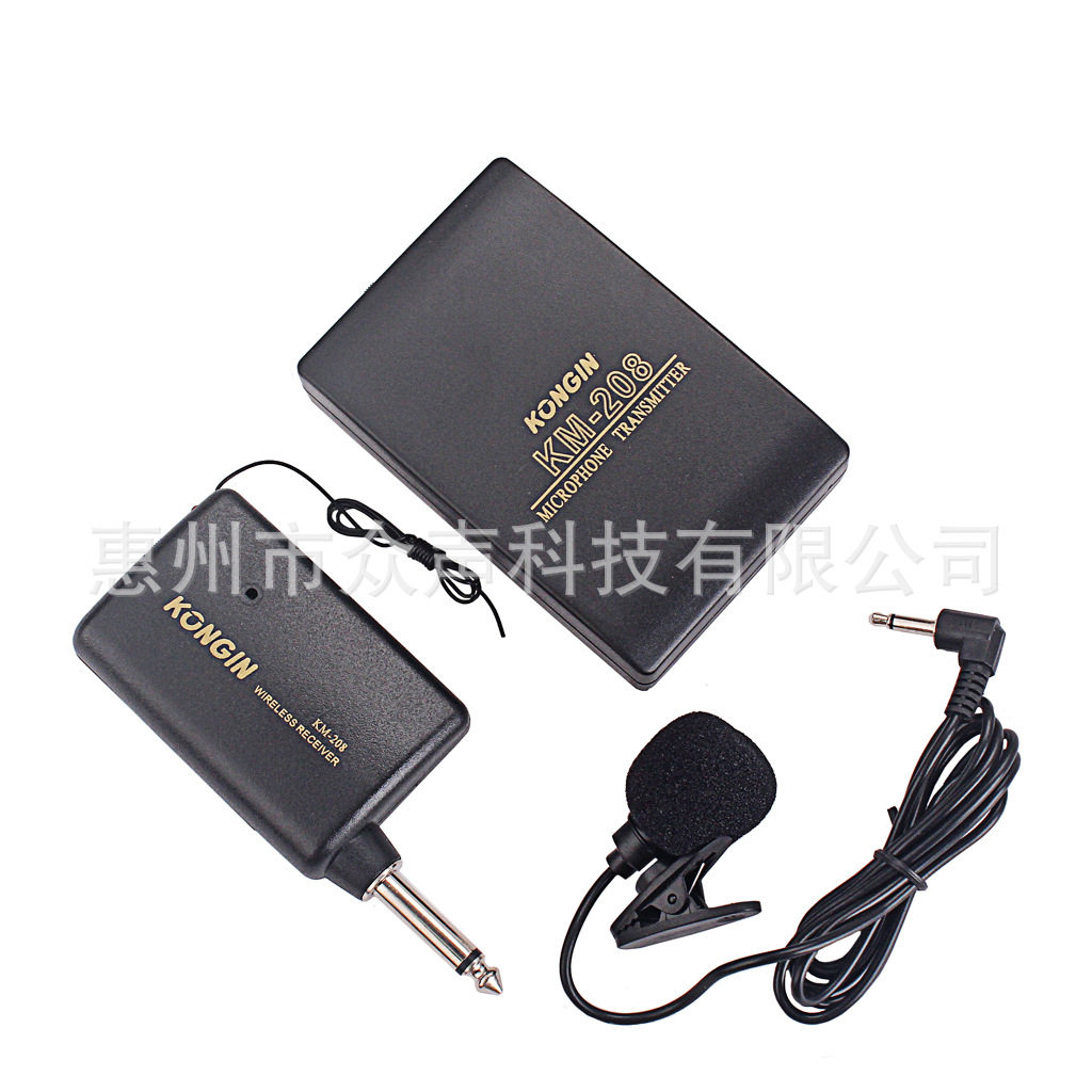K-208M 黑色无线耳麦接收扩音器   乐器配件
