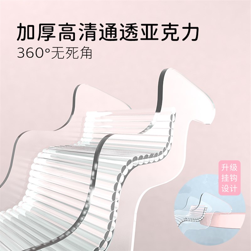 再再仓鼠爬梯多功能金丝熊楼梯平台亚克力玩具装饰笼子造景用品