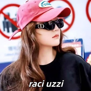 泰星邝玲玲同款发箍墨镜女款CD高级感防紫外线太阳镜窄版可配近视