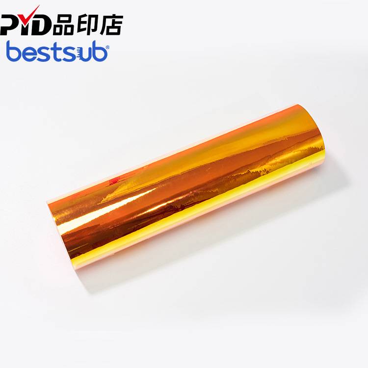 厂家 热转印刻字膜PVC烫画贴膜衣服彩虹镭射烫印膜
