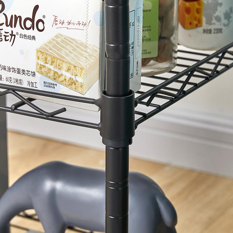 置物置架多功能物架厨房物架铁线XZ-20242置物架置三层置物可拆架