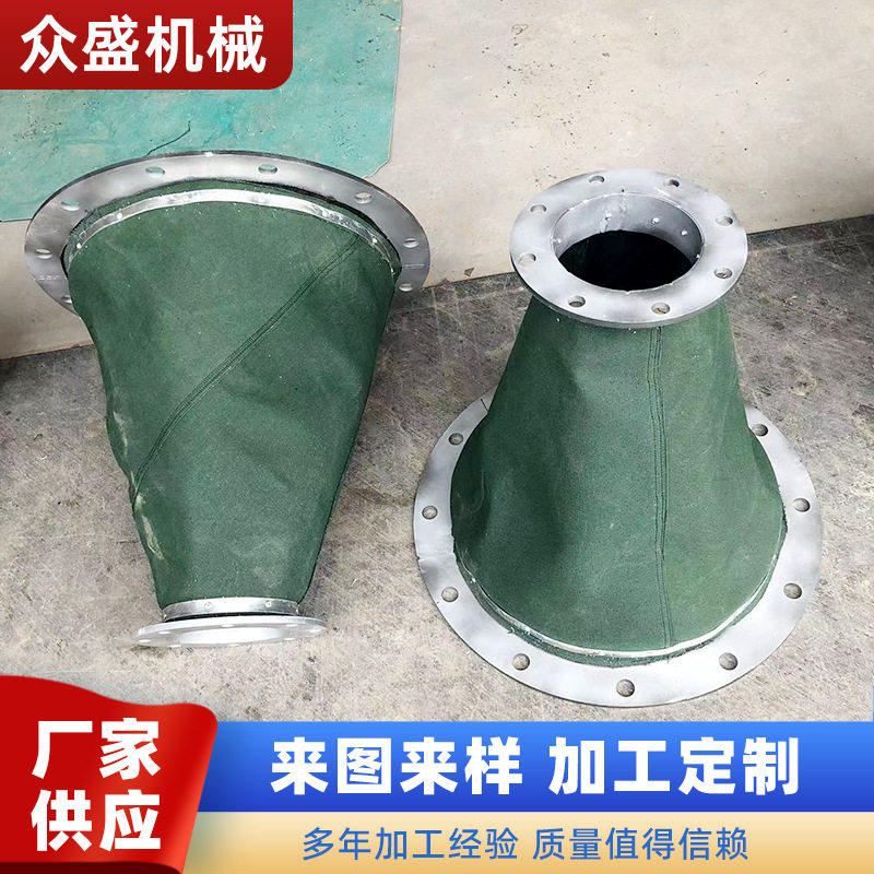 风机通风软连接防火耐高温风筒 环保保温风道 耐磨帆布涤纶布袋