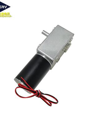 582-45ZY流减直速电8机涡NXH轮杆蜗12V24V大扭矩低速马达自锁大功