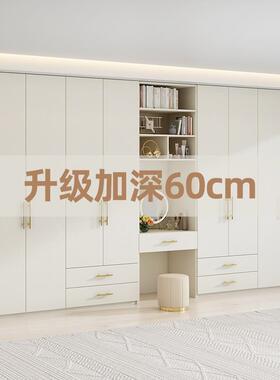 Q4FF77J9THJ制家ENEF衣柜梳妆台一体主卧室用定实木新款2025带女