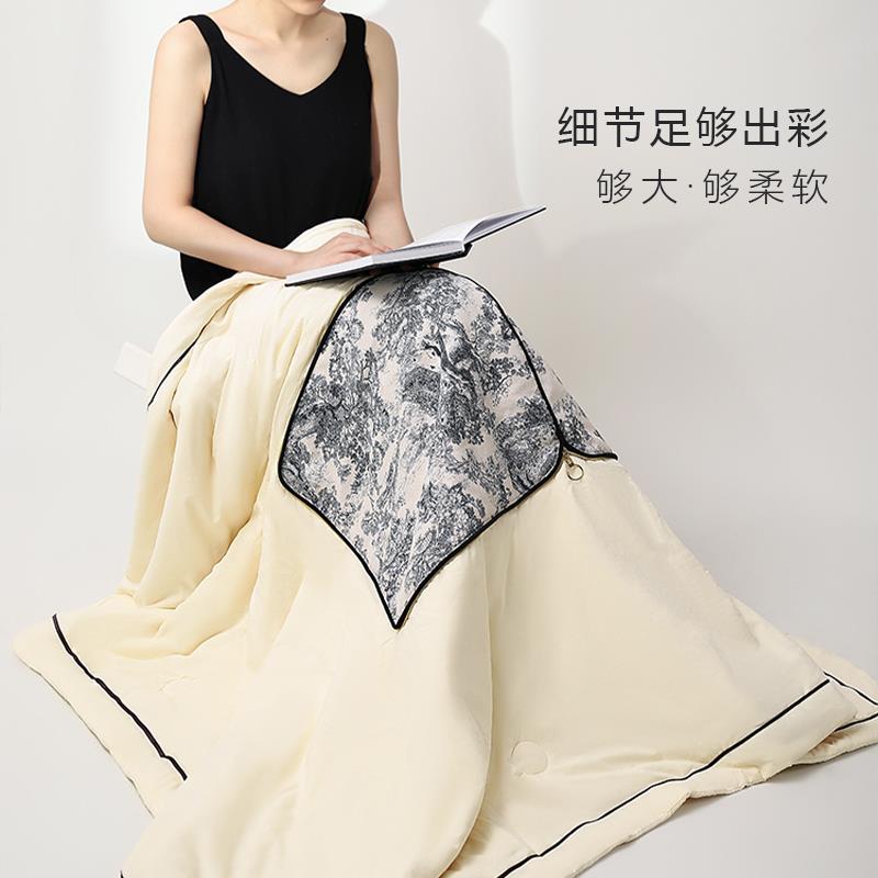 汽车上抱枕头被子两用车载办公室沙发折叠毯子二合一夏季