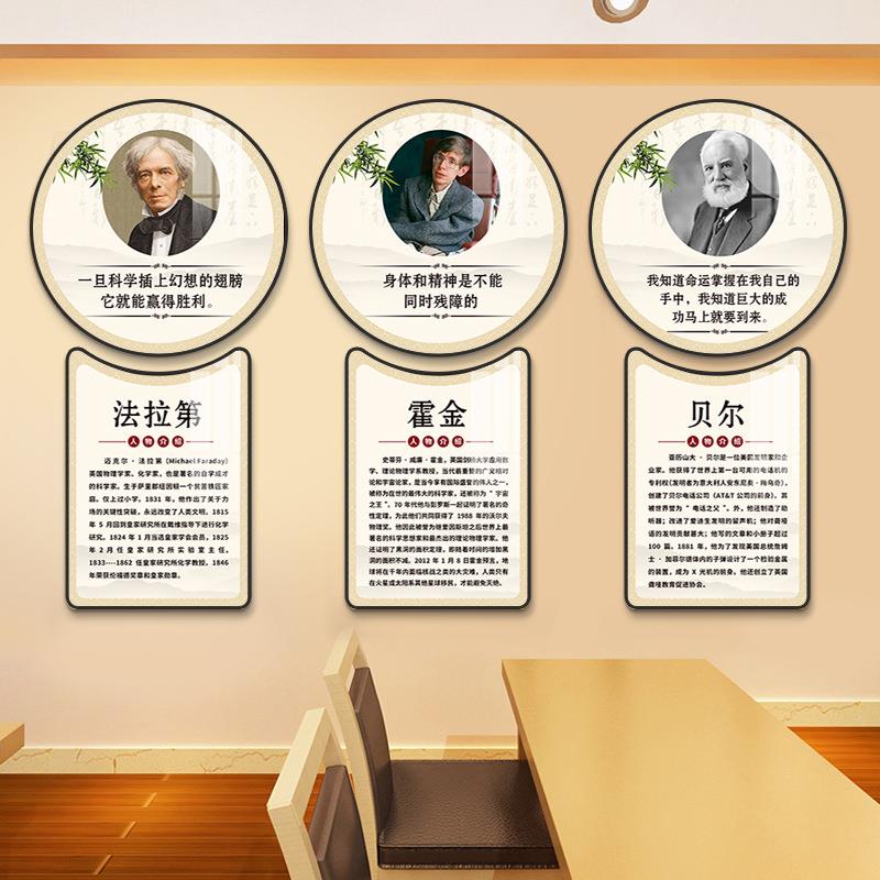 名人名言装饰画励志标语警句挂画教室班级文化布置墙贴学校墙壁画