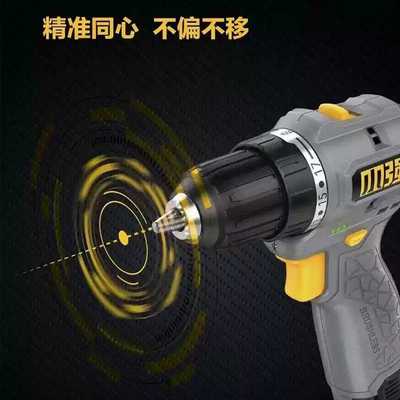 小强充电钻12V锂电钻家用5212手电钻锂电无刷电钻小强电动工具