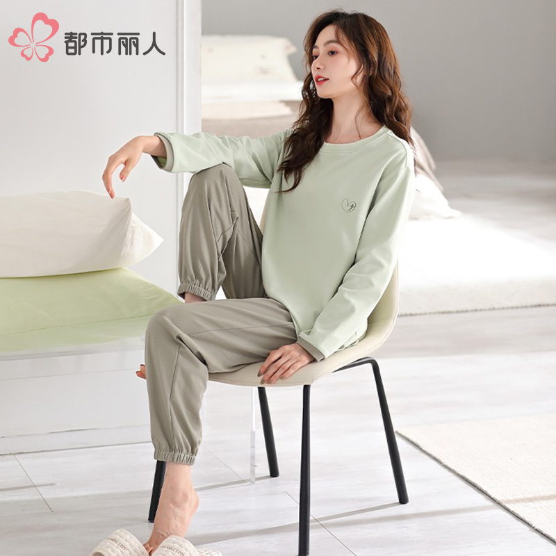 都市丽人2025新款纯棉睡衣套装