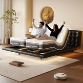 全自动电动智能悬浮床架小多功能升降夫妻互不打扰哄睡按摩床1米8