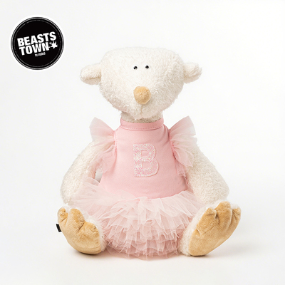 Beaststown 粘人熊玩偶背带裤卫衣粉色蓬蓬裙装扮服饰