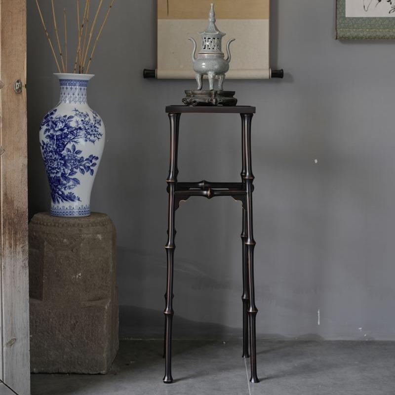 筇竹几|宋式香几花架花明宋徽式宗《听琴图》中古典MDN花几筇竹式