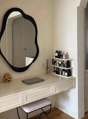 不规则梳能妆朵台形化妆镜艺异术云装饰镜民宿智卫生间挂墙100416