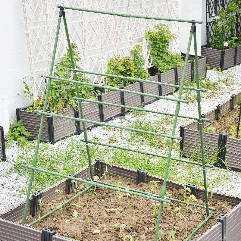 爬果户外豆角爬藤支架丝PHH瓜架子蔷架薇攀百香架爬藤架葡萄子