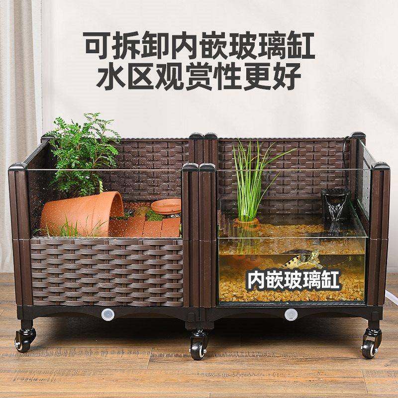 乌龟饲养缸养龟深水陆箱内置玻璃缸FMY巴态西龟龟生造景草别墅水,鲜花速递/花卉仿真/绿植园艺,其它园艺用品,淘宝优惠券,粉丝福利购,淘宝优惠卷