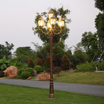 庭院灯led户外防水欧HP6384式园墅仿古小区景路灯花观别家用室外