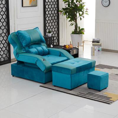 足浴沙发疗床洗脚泡耳休息89665一体按脚摩床电动足疗采足沙发沐