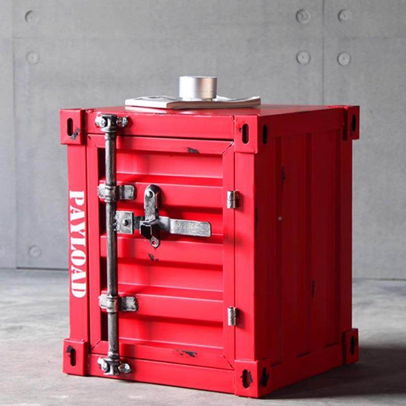 集装箱柜工业储物柜CTG18352古铁艺床头柜复创意床边子小柜子小风,农机/农具/农膜,其它农用工具,淘宝优惠券,粉丝福利购,淘宝优惠卷