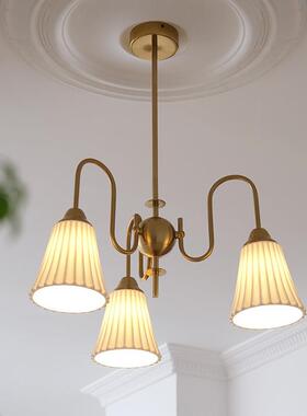 法式中复古约客厅吊灯SM-D454现代简陶瓷艺术装饰古美式厅洋房餐