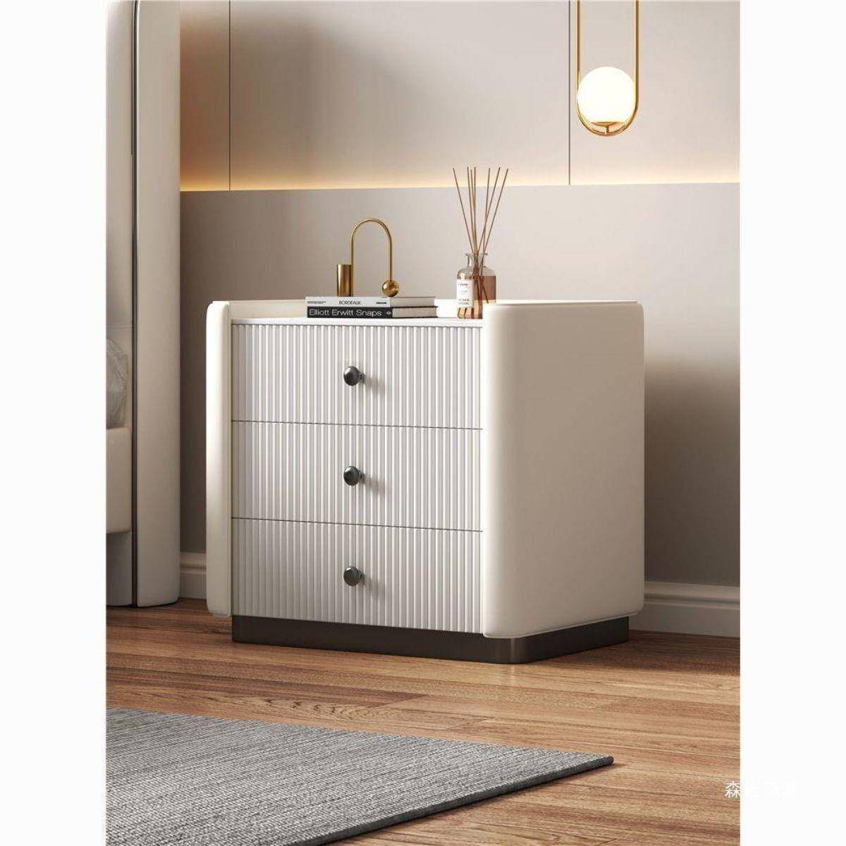 整装CDX奢及高颜值现代简新款实木床轻头三柜约小层意式大容量简