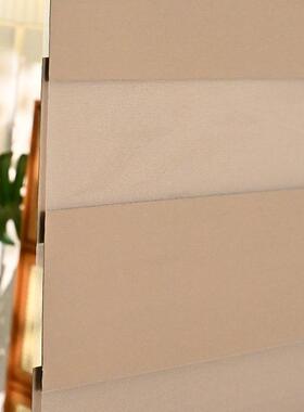 遮阳柔帘纱免21372打孔卷室帘简约百水叶窗遮光防卫生间办公升降