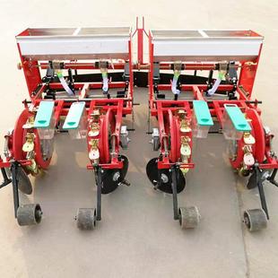 新款轮车带米谷玉物覆膜播体种机可四精播施玉米谷物肥免耕一机