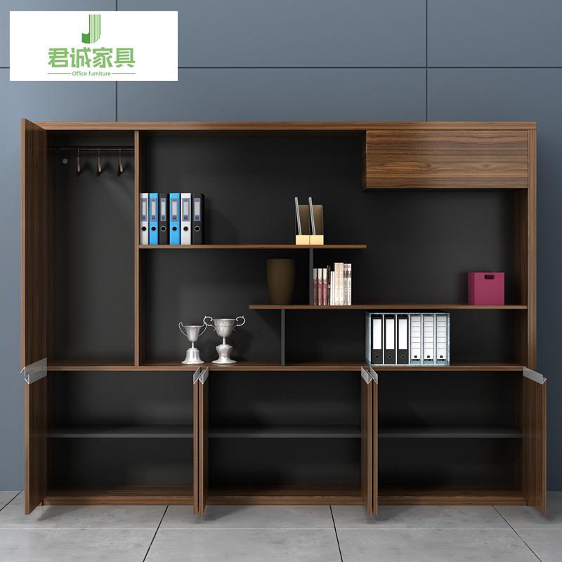 山办家具佛背柜景柜书柜带锁资料柜落WJG地储公物办公室文件收纳