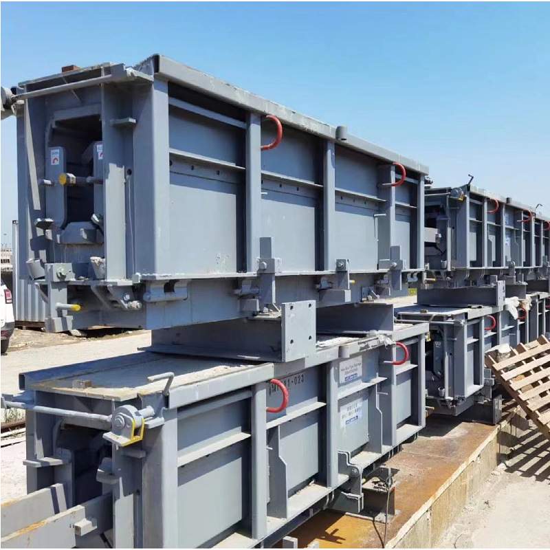 海绵城市卵形槽模具 边沟暗沟水流水槽模板排水沟槽钢高强钢模