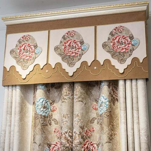 厂家花直销高精提立体浮雕窗帘轻奢高档客厅卧室法式密90025帘窗