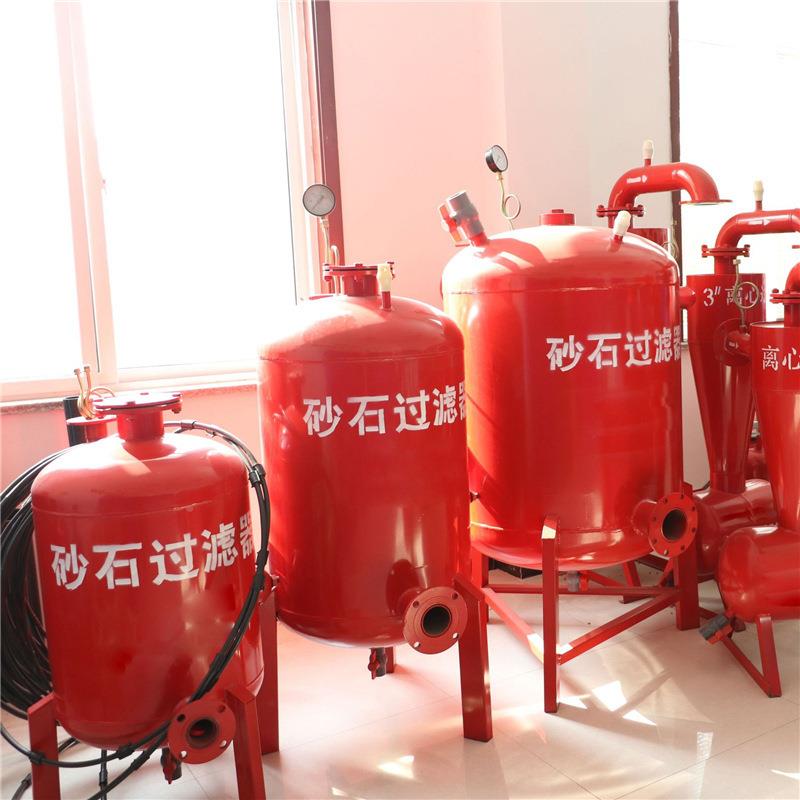 手反冲洗砂石过化滤器田灌LUH动溉水过滤水肥一体砂石过农滤器
