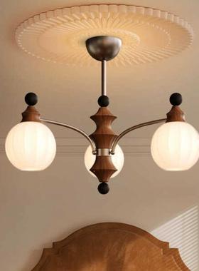 法式古风客厅吊灯复古2式设025新款新中灯饰中感89305计师灯具