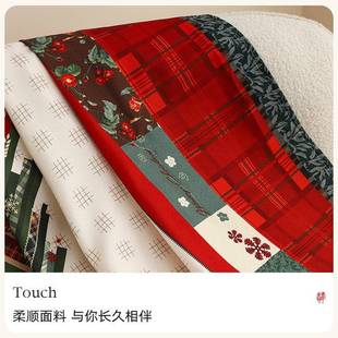 圣诞风沙发巾一整张全盖沙发盖布沙发套罩22025/11/052年行款四季