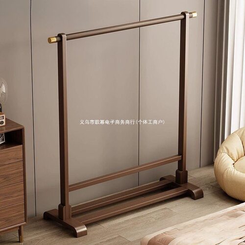实木落地衣帽架家用简易