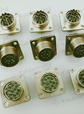 气密封圆形连接器 真空密封航空插头 2PM航插6芯8芯10芯密封