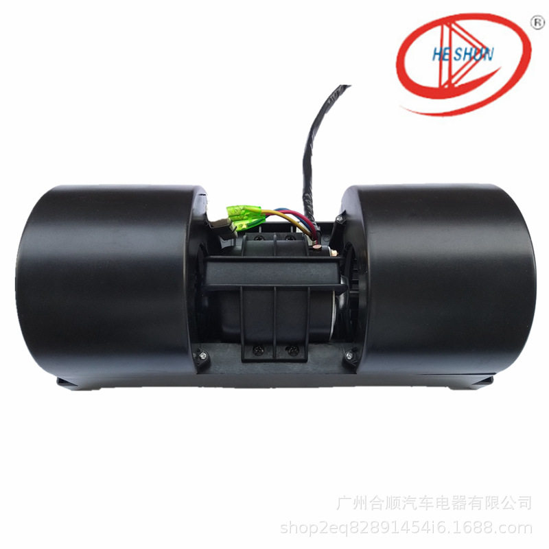 厂家直销大巴重卡鼓风机暖风电机12V/24V带电阻鼓风机