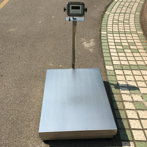 400x500mm不锈钢台称300公斤防水落地秤制药车间防腐蚀电子台秤