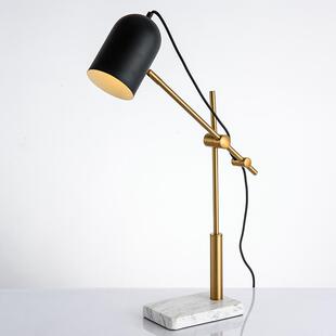 后现代简约北欧客厅酒店书房床头灯书桌阅读LED创意金属摇臂台灯