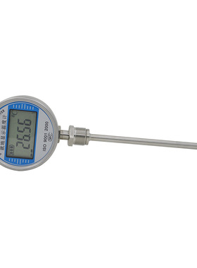 上海屹沃就地温度显示仪 数字温度计SY-411径向0-100度200