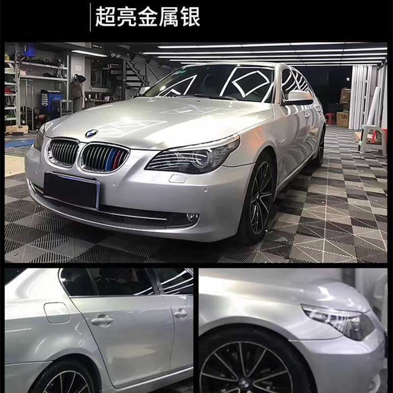 超亮金属太空银汽车改色膜批发原厂价整车漆面保护膜车身改装贴膜