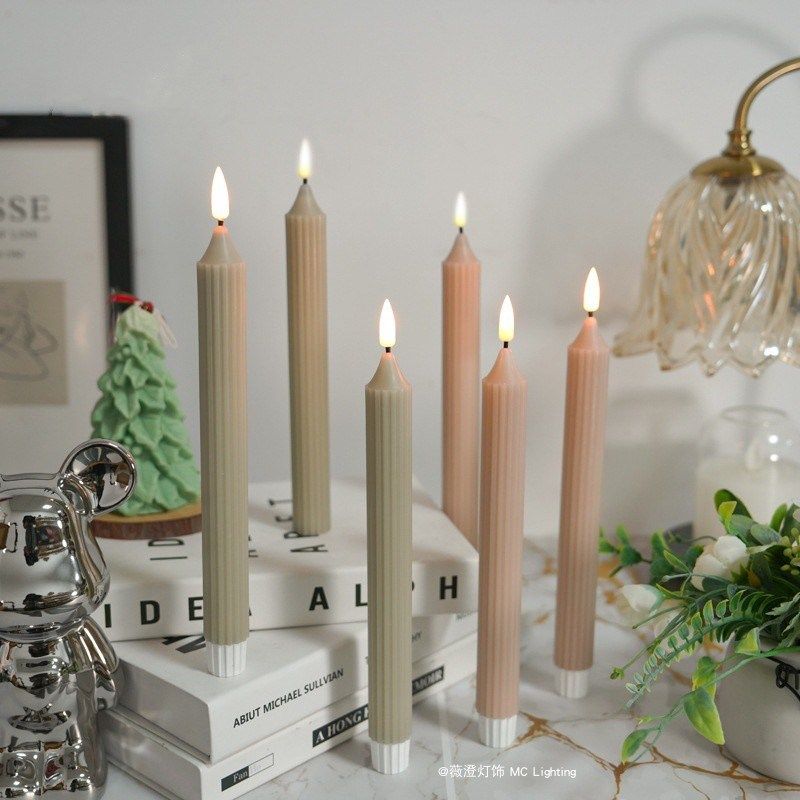 长杆遥控电子蜡烛灯浪漫t桌面氛围灯复古摄影酒吧餐桌露营小夜灯,家装灯饰光源,氛围灯,淘宝优惠券,粉丝福利购,淘宝优惠卷