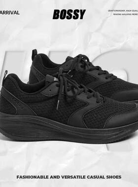 Bossy男士春季轻便通勤老爹鞋四季透气防滑耐磨休闲鞋休闲鞋男鞋