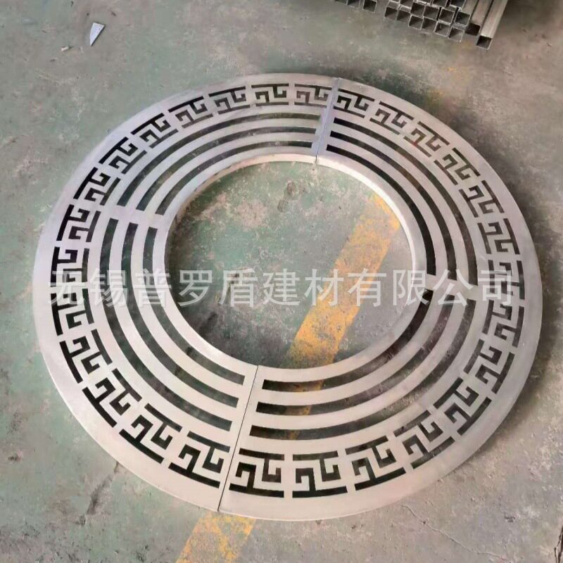 园林美化树穴格栅 树围子 不锈钢方形圆形树篦子 球墨铸铁护树板图片
