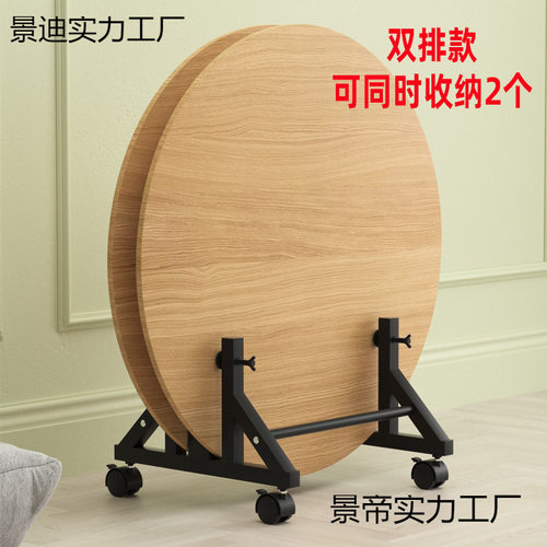ll落地式圆形桌面展示架钢化玻璃金属底座支架圆桌旋转盘餐桌收纳