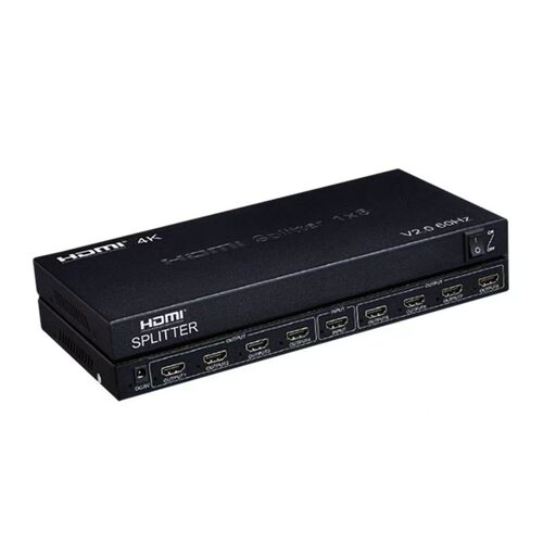 跨境4K 1X8 HDMI画面分配器 HDMI Splitter 一进八出同显一样视频