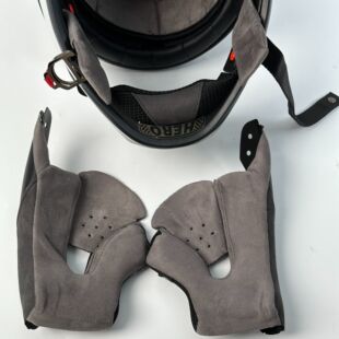 适用于HVA复古盔hero专用配件日夜两用挡风防晒紫外线内衬