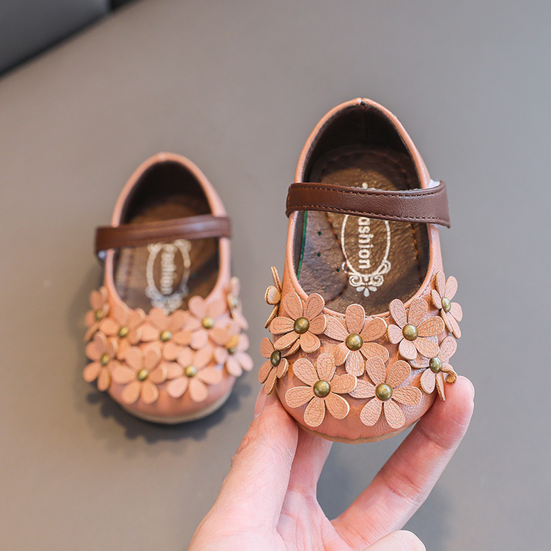 婴儿幼儿学步鞋女宝宝公主鞋子春款0小童皮鞋1一3周W岁半2软底春